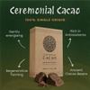 Ecuadorian Ceremonial Cacao Paste 500G - Nacional Bean - The World's Oldest Drinking Chocolate - Pure Ceremonial Cacao Block view 4