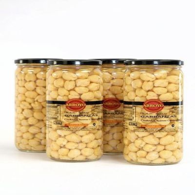 4 x 660g Garbanzos Cooked Chickpeas