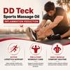 DD Teck Sports Massage Oil Pain Relief, Inflammation Reduction & Improved Recovery Soothing, Hydrating & Nourishing Care for All Skin Types (500ml Pump) view 2