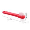 ERINGOGO 4PCS Portable Denture Brush Set with Soft Double Sided Toothbrushes for False Teeth Cleaning Compact Oral Care Brushes for Travel and Daily Gum Friendly Use view 2