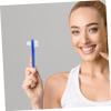 ERINGOGO 4PCS Portable Denture Brush Set with Soft Double Sided Toothbrushes for False Teeth Cleaning Compact Oral Care Brushes for Travel and Daily Gum Friendly Use view 4