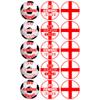 It's Coming Home England Party Mix - Edible Cupcake Toppers - Wafer or Icing - Football Birthday Party Themed Celebration Cake Decorations for Cupcakes, Cookies, Brownies, Muffins & More! view 4