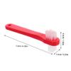 Gatuida 4PCS Portable Denture Brush Set Dual Sided Soft Toothbrush for Adults Small Travel False Teeth Cleaning Oral Care view 2