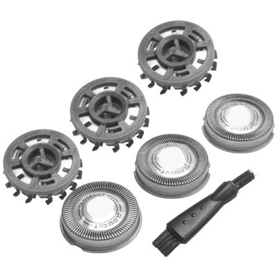 Compatible For PhilipsHQ4 Series HQ30 HQ40 HQ46 HQ130 HQ912 HQ481 HQ66 Razor Electronic Shaver Head Cutter Replace Electric Shaver Head(6pcs)