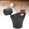 Fockety Sauna Accessories Kit, 5L Aluminum Sauna Bucket with Long Wooden Handle Spoon, Sauna Bucket for SPA Shower Outdoor Hot Spring view 4