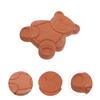 ABOOFAN 12pcs Terracotta Bear Sugar Softener Moisture Holder for Baking Cookies Marshmallows Kitchen Food Storage and Freshness Saver view 2