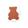 PRETYZOOM 6pcs Bear-Shaped Sugar Saver Pottery Bear Softener Moisture Absorber Sugar Keeper for Cookies Spices Food Storage Containers view 2