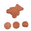 PRETYZOOM 6pcs Bear-Shaped Sugar Saver Pottery Bear Softener Moisture Absorber Sugar Keeper for Cookies Spices Food Storage Containers view 4