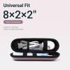 Nincha Compact Electric Toothbrush Travel Case, EVA Protective Storage Bag for Philips Sonicare/Oral-B, Waterproof Portable Carrying Case with Mesh Pocket & Elastic Bands (Smoky Pink) view 2