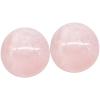 Baoding Balls For Hand Exercise, 3 Cm, 2 Pcs Rose Quartz, Includes Wooden Base, Stress Relief, Arthritis Therapy, Meditation, Finger Strengthening view 1