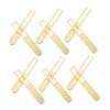 Golden Acrylic Craft Sticks 20pcs Reusable DIY Ice Pop Sticks view 1