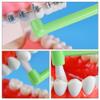 4 Pcs Interspace Toothbrush, Single Tufted Toothbrushes with Cover, Interspace Compact Soft Toothbrush, Slim Inter-Space Teeth Brush for Dental Cleaning view 3