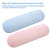 Toothbrushes Travel Portable Case Storage Toothpaste Cover Camping Supplies Box Fashion Shelter Health Convenient pink view 2