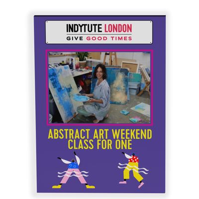 Activity Superstore Indytute Abstract Art Weekend Class For One London Gift Experience Therapeutic, Creative, Studio, Workshop, Painting, Landscape, Animals, Relaxing Gift