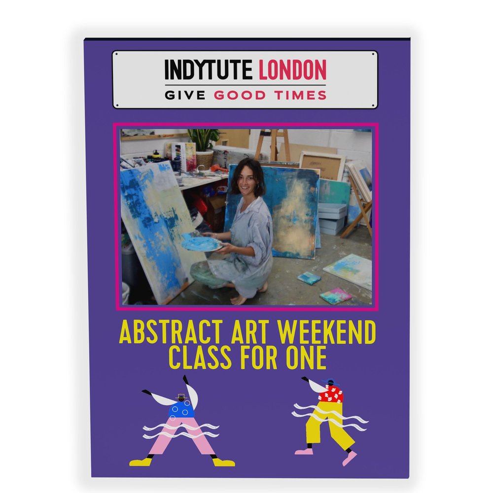 Activity Superstore Indytute Abstract Art Weekend Class For One London Gift Experience Therapeutic, Creative, Studio, Workshop, Painting, Landscape, Animals, Relaxing Gift
