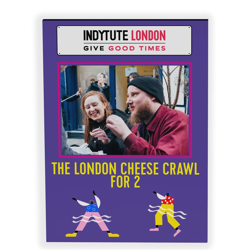 Indytute The London Cheese Crawl for Two London Gift Experience Cheese Tasting, Foodie, Gourmet, Culinary, for Food Lovers, Artisan Gift