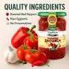 Africa Select Vipro Authentic Romanian Zacusca with Tomatoes, Balkan Roasted Vegetable Spread & Relish Condiment 580ml Pack view 2