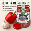 Africa Select Vipro Lightly Roasted Peppers with Garlic 580ml Jars (Pack of 2) | Mediterranean Fire-Roasted Peppers view 2
