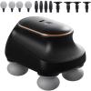 4 Heads Massager, Horse MassagerElectric Handheld Muscle Percussion Massager Gun with 12 Massage Heads for Shoulder Body Back Leg Pain Relief (Black) view 1