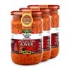 Africa Select Vipro Home Made Hot Ajvar 580ml Jars (Pack of 3) | Traditional Spicy Balkan Roasted Pepper Relish view 1