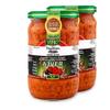 Africa Select Vipro Home Made Mild Ajvar Balkan Roasted Red Pepper Relish & Aubergine Dip, 580ml Jar (Pack of 2) | Authentic Vegetable Bread Spread view 1