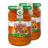 Africa Select Vipro Romanian Zacusca Ajvar Sauce | Roasted Pepper & Aubergine Dip | Balkan Vegetable Relish Paste, 580ml (Pack of 2) view 1