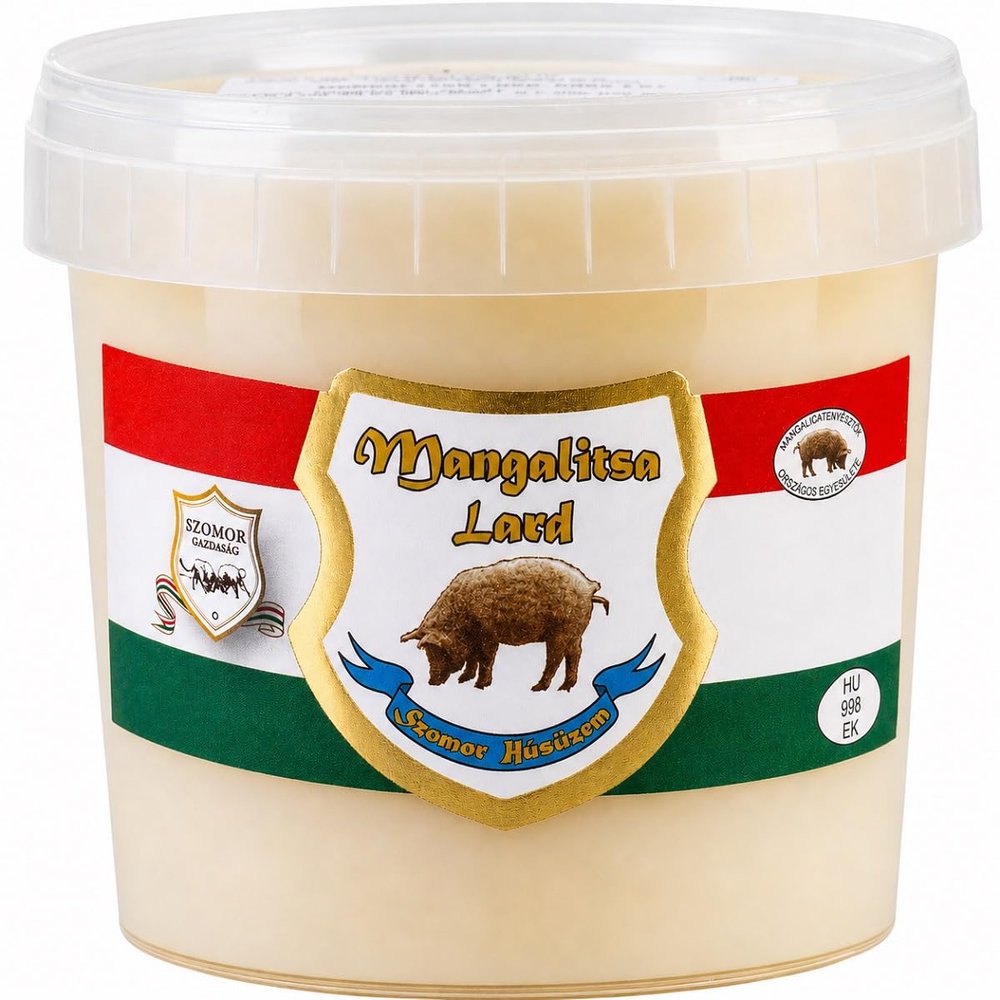 Mangalitza Lard 1kg - Pork Fat from Free Range & Grass Fed Pigs