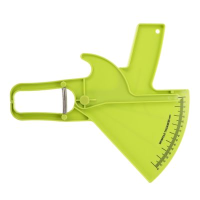 BESTYASH Body Fat Caliper Skinfold Caliper Body Fat Measuring Tool Green Precision for Fitness and Health Monitoring Men Women