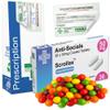 Anti-Socials Media Funny Prescription Box Gift with Skittles Novelty Gag Gift Set with Pill Box, Free Bag, Sticker & 36g Skittles Sweets Joke Present for Birthdays, Friends, Office & Secret Santa view 1