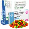 Anti-Grumpy Old Git Funny Prescription Box Gift with Skittles Novelty Gag Gift Set with Pill Box, Free Bag, Sticker & 36g Skittles Sweets Joke Present for Birthdays, Friends, Office & Secret Santa view 1