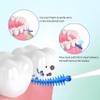 CATMEYE 210 Pcs Silicone Interdental Brushes Dental Toothpicks, DualHead Soft Gum Teeth Floss Sticks, Floss Picks, Oral Cleaning Tool with Portable Case, 3 Colours (Blue Green Orange) view 3