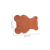 Cabilock 3pcs Bear-Shaped Pottery Humidity Absorber and Sugar Softening Pads for Food Storage Containers and Kitchen Use, Effective Moist Absorber for Brown Sugar and Dried Fruits view 2
