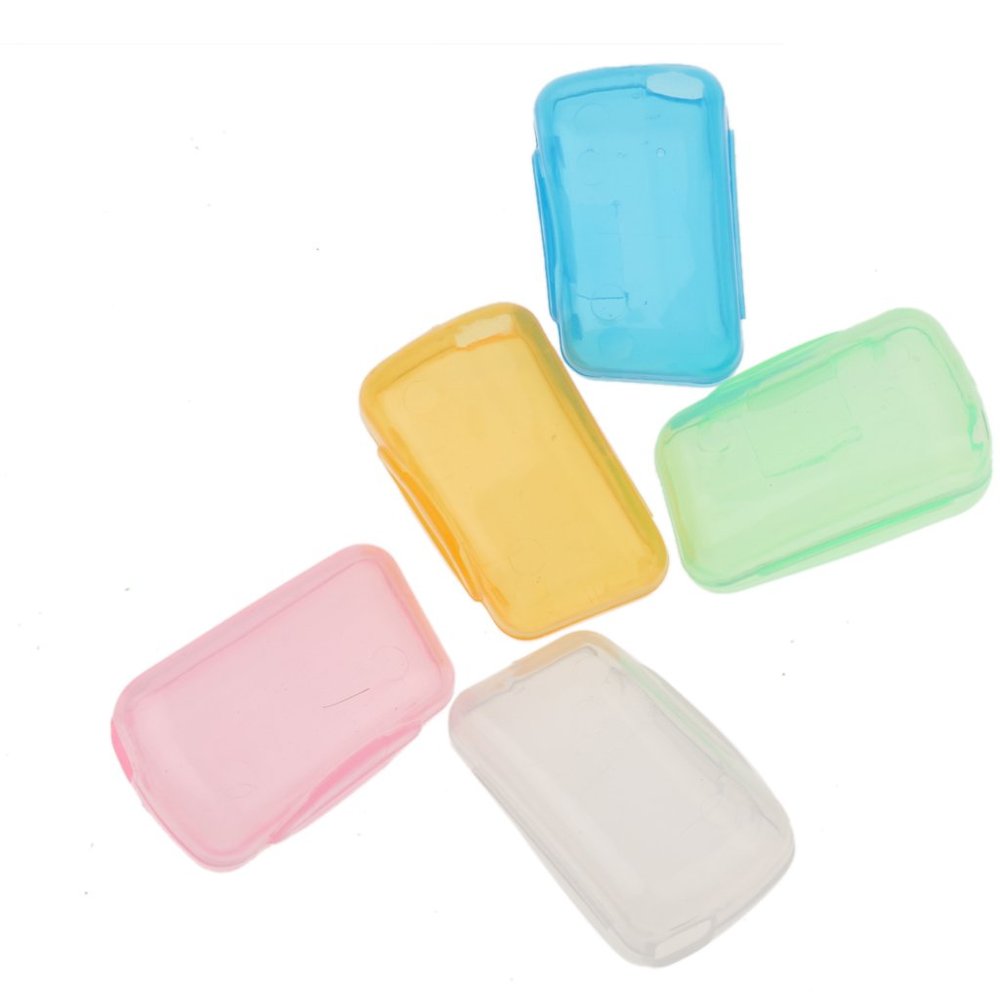 5 Pieces/Set Portable Travel Toothbrush Head Cover Case Protective Caps Health
