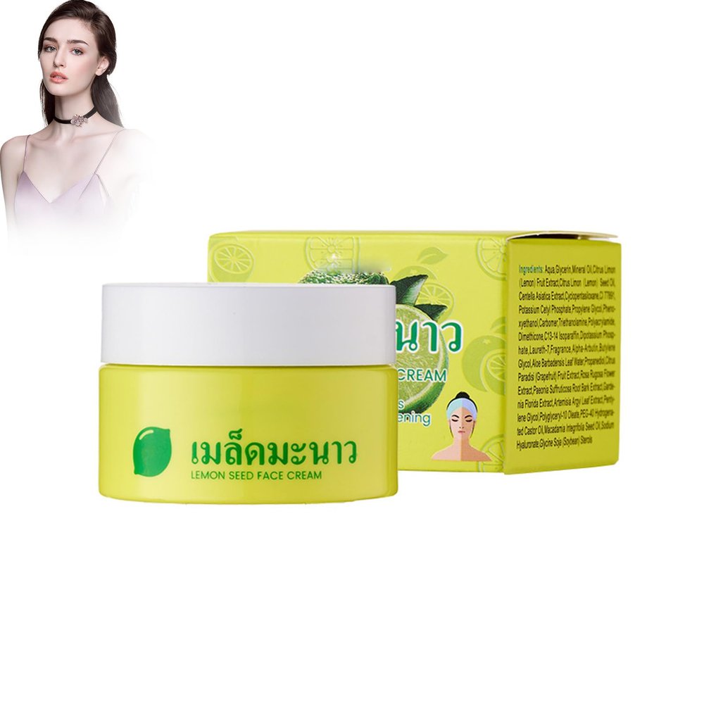 Lemon Moisturising Gel, 40 g Anti-Wrinkle Night Cream Moisturising Cream Natural Cosmetic Face Cream Firming Night Cream Nourishes & Tightens the Skin Reduces Wrinkles and Regenerates the Skin