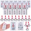 Wonderjune 20 Pcs Christmas Positive Gifts for Coworkers Staff Employee Mini Resin Penguin Figurines Christmas Small Office Gifts for Coworkers Stocking Stuffers Decor White Elephant Exchange view 1