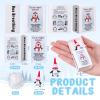 Wonderjune 20 Pcs Christmas Positive Gifts for Coworkers Staff Employee Mini Resin Penguin Figurines Christmas Small Office Gifts for Coworkers Stocking Stuffers Decor White Elephant Exchange view 2