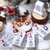 Wonderjune 20 Pcs Christmas Positive Gifts for Coworkers Staff Employee Mini Resin Penguin Figurines Christmas Small Office Gifts for Coworkers Stocking Stuffers Decor White Elephant Exchange view 3