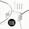 15 Pcs,3 Sizes Screw-in Glasses Nose Pads, U Shaped Eyeglasses Nose Piece Soft Silicone Nose pad for Eye Glasses Sunglass Eyewear, with 30 Screws & 1 Screwdriver view 4