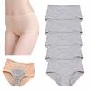 Aosrioylt Ultradries Incontinence Pants, Ultradries Underwear Women, Everdrie Leakproof Ladies Underwear, Reusable High Elasticity Cotton Everdrie Panties for Women over 60(Gray*5,2XL) view 1