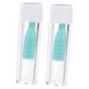 ERINGOGO 2Pcs Rgp Hard Contact Lens Remover and Inserter Tool, Green ABS Suction Cup with Bottle, Anti-Slip, Portable for Home Use and Travel view 1