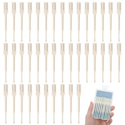 30Pcs Manual Nose Hair Trimmer - Rotating Nasal Hair Razor Cutter with Storage Box for Women and Men Double Sided Nose Hairs Cleaner Portable Nostril Remover Tools