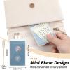 30Pcs Manual Nose Hair Trimmer - Rotating Nasal Hair Razor Cutter with Storage Box for Women and Men Double Sided Nose Hairs Cleaner Portable Nostril Remover Tools view 2