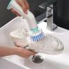 ROHCGHC Electric shoe polisher, can brush the inside and outside of shoes, handheld shoe washing machine artifact, portable and rechargeable Electric Shoe Poli(Green) view 4