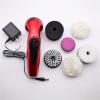 ROHCGHC Electric shoe polisher, Shoe brush foot polisher car leather care device Electric(Red) view 4