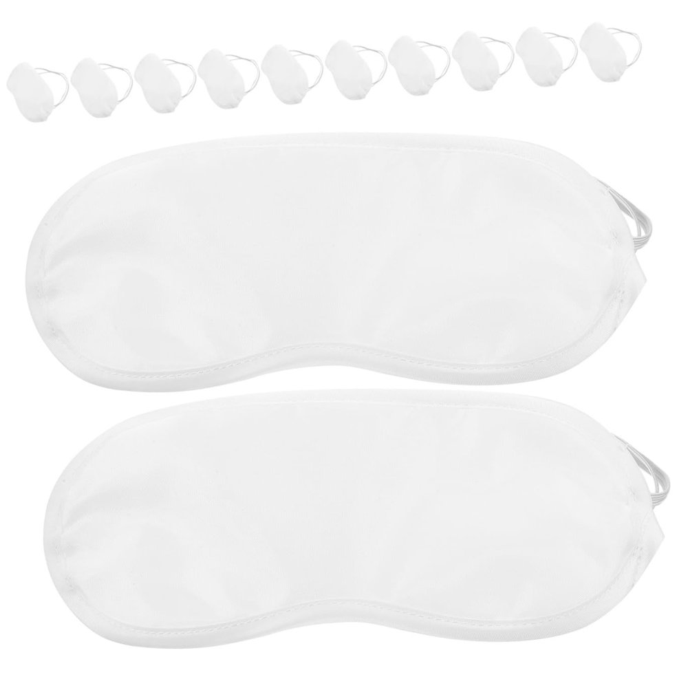 FOMIYES 12pcs Disposable Lightweight Eye Masks for Sleeping Portable Sleeping Eye Masks Comfortable for Travel and Home Use