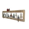 HDOYTXXM Christmas Tree House Advents Calendar Light Up Wood Advents Calendar With 24 Days Countdowns To Christmas Decoration view 1