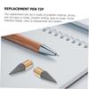 Veemoon 25pcs Inkless Pencil Refill Graphite Nibs Smooth Erasable Replaceable Tips for Forever Pencil Writing Drawing School Office Use view 3