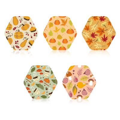25pcs Sensor Covers for Libre 2/Libre 3, Non-Woven Fabric Waterproof Sweatproof Breathable Thanksgiving Style Over Patches