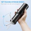 Mingfuxin Portable Electric Bidet Sprayer, 250ml Waterproof Personal Travel Bidet for Women, 2000mAh Rechargeable Electric Toilet Sprayer for Postpartum, Travel & Daily Hygiene (Black, One Size) view 4