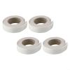 Bulevisiter Window Moisture Absorber Strip AntiCondensation Water Absorption Felt 4mm Thick SelfAdhesive Reusable Kitchen Glass Condensation Control 2M White(4pcs) view 3